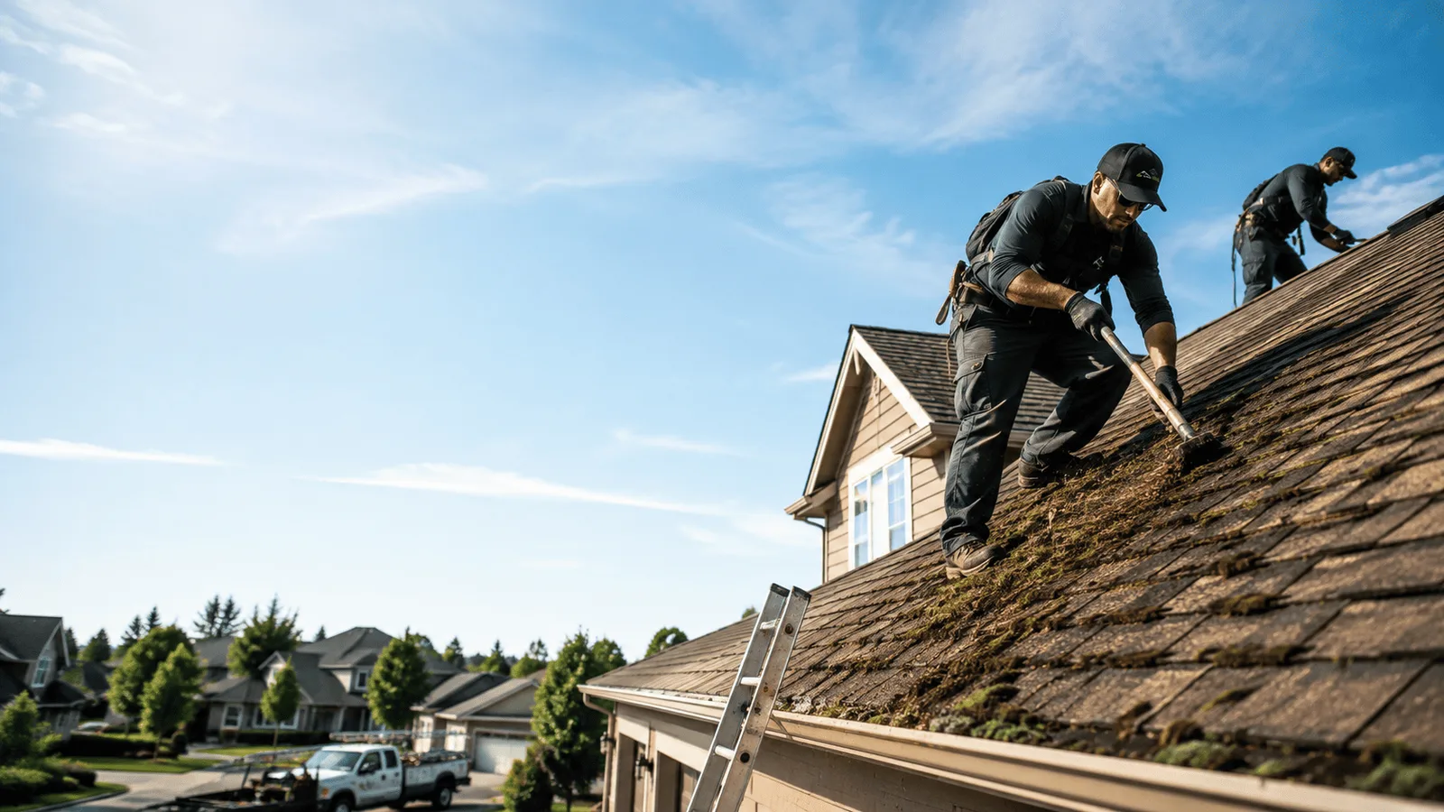 Roof Moss Removal in Clune, PA near me